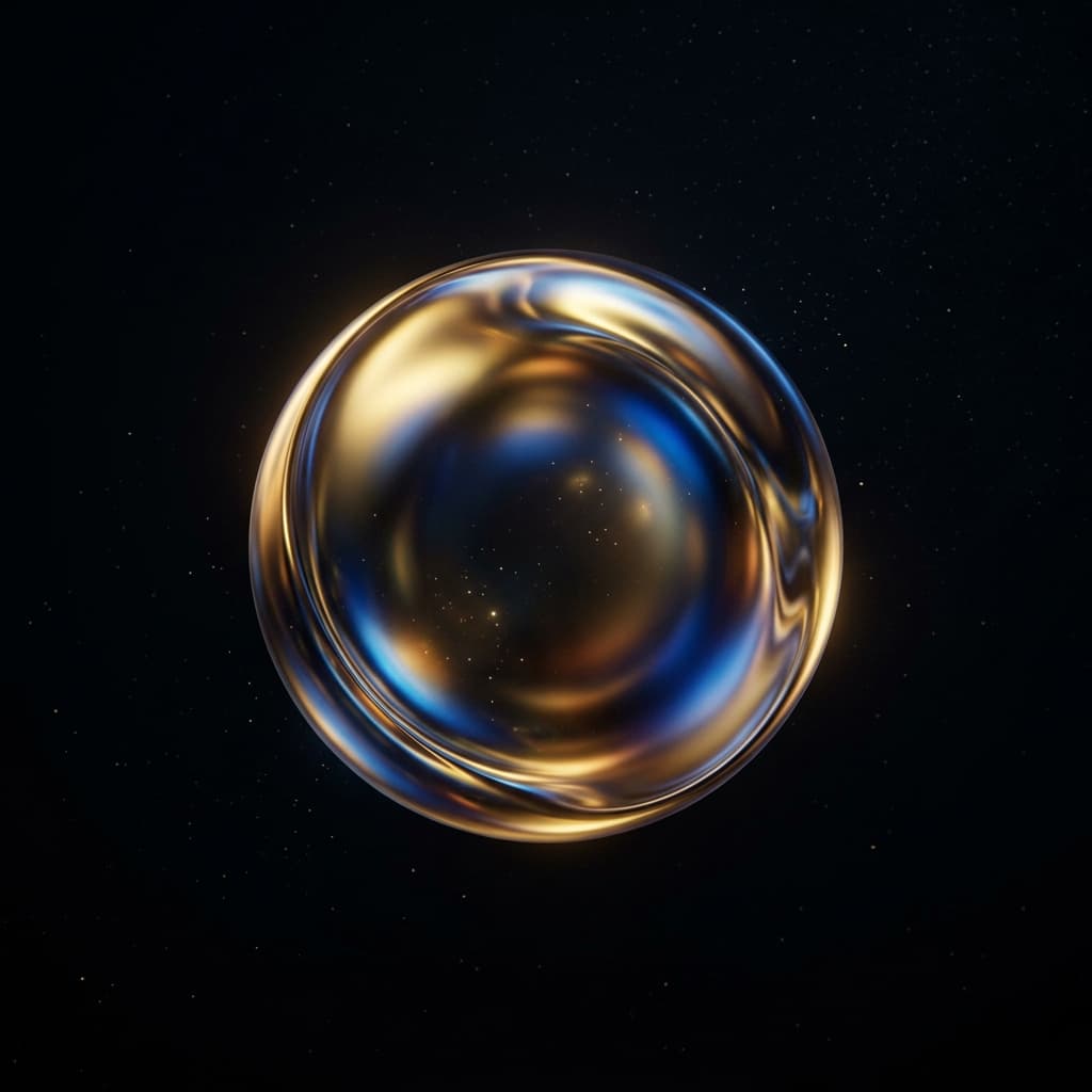 Abstract 3D Liquid Orb